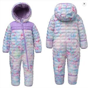 Snozu Infant Snowsuit 3-6 M Lavender Like New